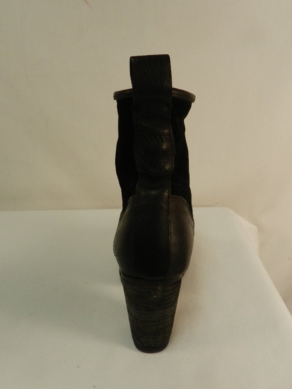 Rag & Bone Leather & Suede color-block heeled lace up boots Size Sz 37 US 7 - Picture 4 of 14
